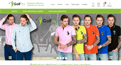 Desktop Screenshot of golf-pro.cz